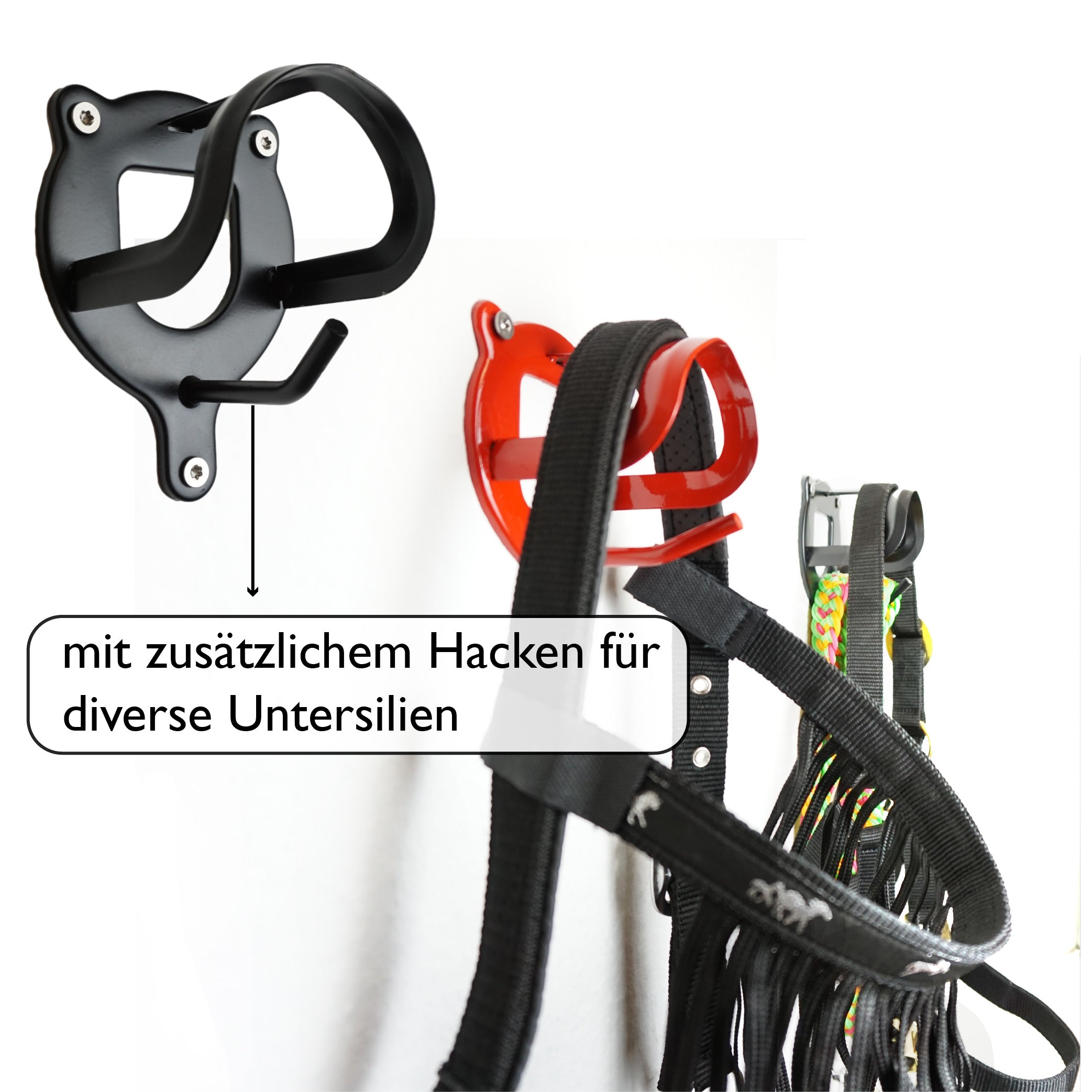 Trensenhalter mit Zusatzhaken